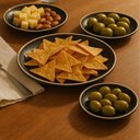 Ver imagem 4 de Prato de Sobremesa 21,5cm Melamina Class Preto Raso Lanches Bolos Tortas Petiscos Wolff