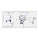 Ver imagem 2 de Chuveiro Cardal Potenza Multitemperaturas Branco