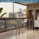 Ver imagem 7 de Kit 4 Banquetas Altas Miami Abi Fratini 101,50 Cm (altura) Polipropileno Preto Base em Aço Pintado