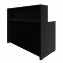 Ver imagem 5 de Balcão Atendimento 120 Cm Recepção Alto Escritório F5 Office Cor:preto