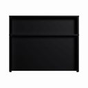 Ver imagem 4 de Balcão Atendimento 120 Cm Recepção Alto Escritório F5 Office Cor:preto