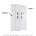Ver imagem 2 de Guarda Roupa Infantil Lolly com 4 Portas - Branco