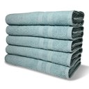 Ver imagem 1 de Kit 10 Toalhas Banho Gigante Itália Soft 100% Algodão Grossa Luxo - Verde