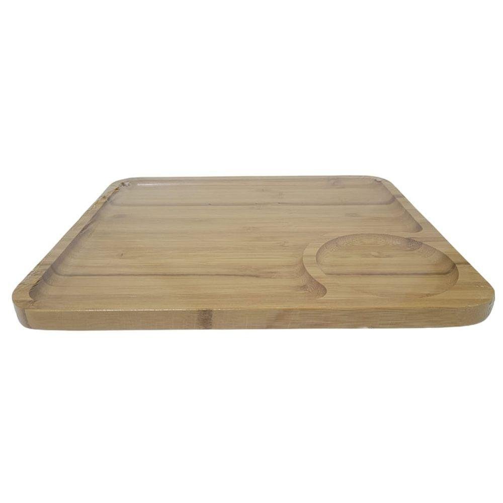 Petisqueira Tábua de Bambú Travessa de Petisco 28 Cm 3689 - 2