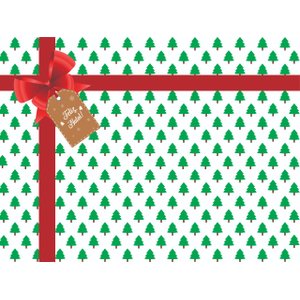 Jogo Americano Presente de Natal 6 Unidades