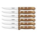 Ver imagem 1 de Conjunto de Facas para Churrasco Jumbo em Aço Inox com Cabo Natural Polywood 6 Peças