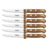 Conjunto de Facas para Churrasco Jumbo em Aço Inox com Cabo Natural Polywood 6 Peças - 1