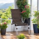 Ver imagem 2 de Conjunto de 4 Cadeiras e Mesa de Centro para Área Externa Resistente a Chuva e Sol Trama Original