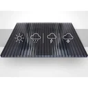 Ver imagem 1 de CHAPA DE POLICARBONATO ALVEOLAR FUME 1,05X6,00X4MM