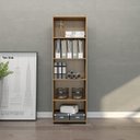 Ver imagem 1 de Estante Livreiro Mdp 57x183x30cm Carvalho 0700