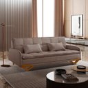 Ver imagem 1 de Sofa Cama em Linho 202cm x 92cm Cannes