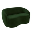 Ver imagem 5 de Sofá Decorativo 1,80cm 2 Lugares Íbis Veludo Verde G33 - Gran Belo