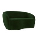 Ver imagem 7 de Sofá Decorativo 1,80cm 2 Lugares Íbis Veludo Verde G33 - Gran Belo