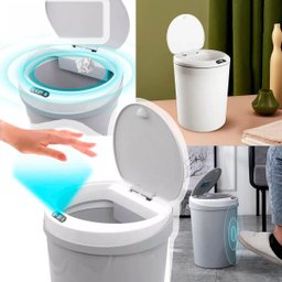 Lixeira 5 Litros Sensor Automática Banheiro Cozinha Lixo Inteligente - 3