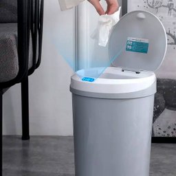 Lixeira 5 Litros Sensor Automática Banheiro Cozinha Lixo Inteligente - 8