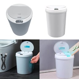 Lixeira 5 Litros Sensor Automática Banheiro Cozinha Lixo Inteligente - 9