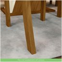 Ver imagem 2 de Conjunto Sala De Jantar Mesa 160cm 6 Cadeiras Lupita Casa 812 Nature Off White E Linho