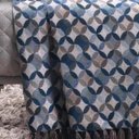 Ver imagem 2 de Manta Decorativa para Sofá Jacquard Turim Azul Fastlar Manta Dupla Face para Sofá 135x250cm