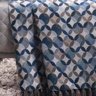 Manta Decorativa para Sofá Jacquard Turim Azul Fastlar Manta Dupla Face para Sofá 135x250cm - 2