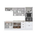 Ver imagem 4 de Cozinha Modulada Completa Americana 7 Peças (2 Armários + 2 Balcões + 1 Paneleiro + 2
