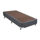 Ver imagem 1 de Cama Box Base Solteiro Universal Suede Gray (96x203x20) - Ortobom