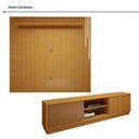 Ver imagem 2 de Conjunto Painel Lyon + Rack Arezzo Painel com LED Naturalle Mavaular