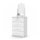 Ver imagem 2 de Cômoda 4 Gavetas 1 Espelho Dalila Patrimar Móveis