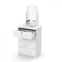 Ver imagem 4 de Cômoda 4 Gavetas 1 Espelho Dalila Patrimar Móveis