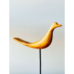 Pássaro em Madeira Escultura Artesanal por Feita por Galdino - 5