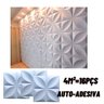 Placas Decorativa Revestimento Pvc 16 Unidades Alto Relevo - 1
