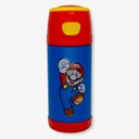 Ver imagem 1 de Garrafa Térmica Infantil Click Canudo 350ml Super Mario