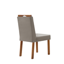 Ver imagem 4 de Conjunto Sala de Jantar Mesa Paris Madeira Maciça 180x90cm Tampo Retângular Vidro Preto com 6 Cadeir