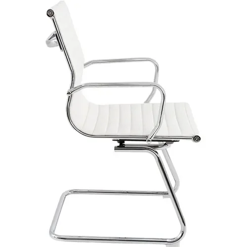 Cadeira Fixa Interlocutor Charles Eames Esteirinha 11a:branca - 7