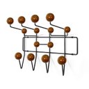 Ver imagem 2 de KIT - 2 x cabideiros de parede Eames - Preto com castanho claro