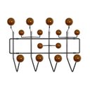 Ver imagem 3 de KIT - 2 x cabideiros de parede Eames - Preto com castanho claro