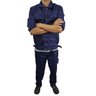 Conjunto Uniforme Epi Segurança Profissional Obra Trabalho Civil Operario Eletricista Mecanico Const - 12