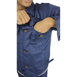 Conjunto Uniforme Epi Segurança Profissional Obra Trabalho Civil Operario Eletricista Mecanico Const - 6