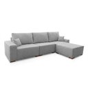 Ver imagem 3 de Sofá Modular Kavak 5 Lugares 331cm Cinza Bouclê King House