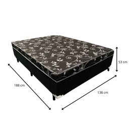 Cama Box Casal Conjugado Ortopédico Sonos 138x188x53 - 2