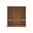 Ver imagem 3 de Guarda Roupa 2 Portas de Correr e 2 Gavetas Lisboa Branco/creme - Politorno