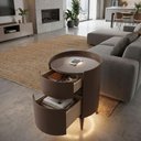 Ver imagem 4 de Mesa de Cabeceira Multifuncional Smart Ilusion: Carregador por Indução, LED Automático e Soft Close