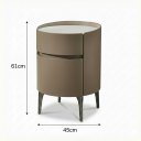 Ver imagem 2 de Mesa de Cabeceira Multifuncional Smart Ilusion: Carregador por Indução, LED Automático e Soft Close