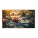 Ver imagem 2 de Quadro Decorativo N°170 70x40cm - Panorâmico Botânico - Flor de Lótus - Rollflex