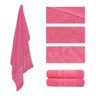 Kit 2 Toalhas De Banho Gigante Banhão Algodão Alta Absorção - Pink - 2