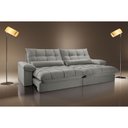 Ver imagem 1 de Sofá Liz 02 Módulos de 120cm Br 25cm Meu Sofá Online A230 Linho Cinza