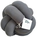 Ver imagem 1 de Almofada de nó Escandinavo Cinza