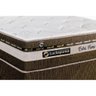 Cama Box King: Colchão Molas Ensacadas Luckspuma MasterPocket Esplendor + Base CRC Suede Brown( - 4