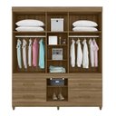 Ver imagem 3 de Guarda Roupa Casal Guarujá 6portas+4gavetas+espelho-demóbile:amendola Touch
