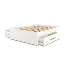 Ver imagem 2 de Base Box Casal 2 Gavetas 2 Mesa de Cabeceira Mônaco Tebarrot