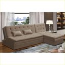 Ver imagem 1 de Sofá Cama King 5 Lugares 2,70m Agnes Suede Rover & Beato